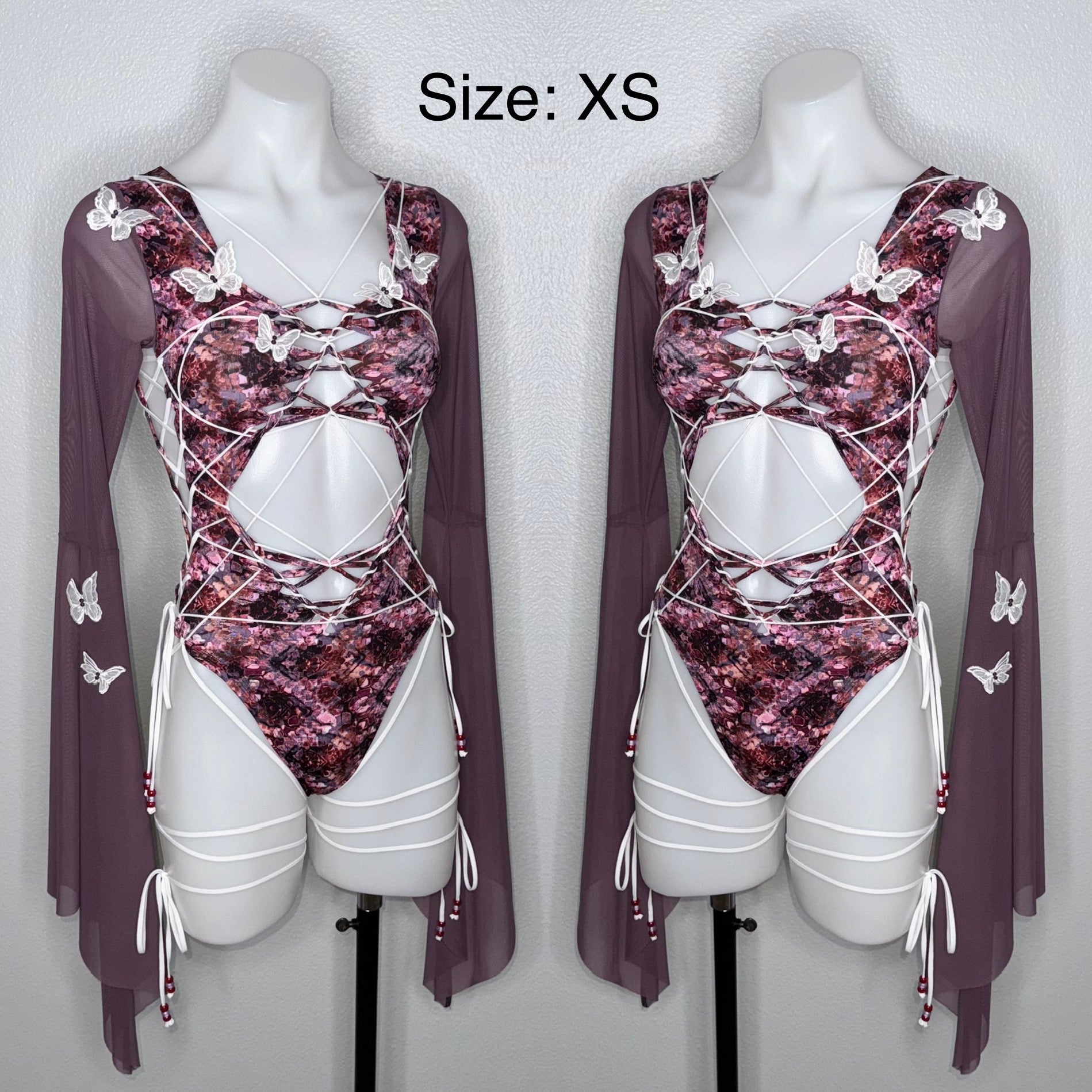 【PRANK PROJECT】　 Collage Lace Bodysuit Braided Bodysuit – xTaintedThreadsx