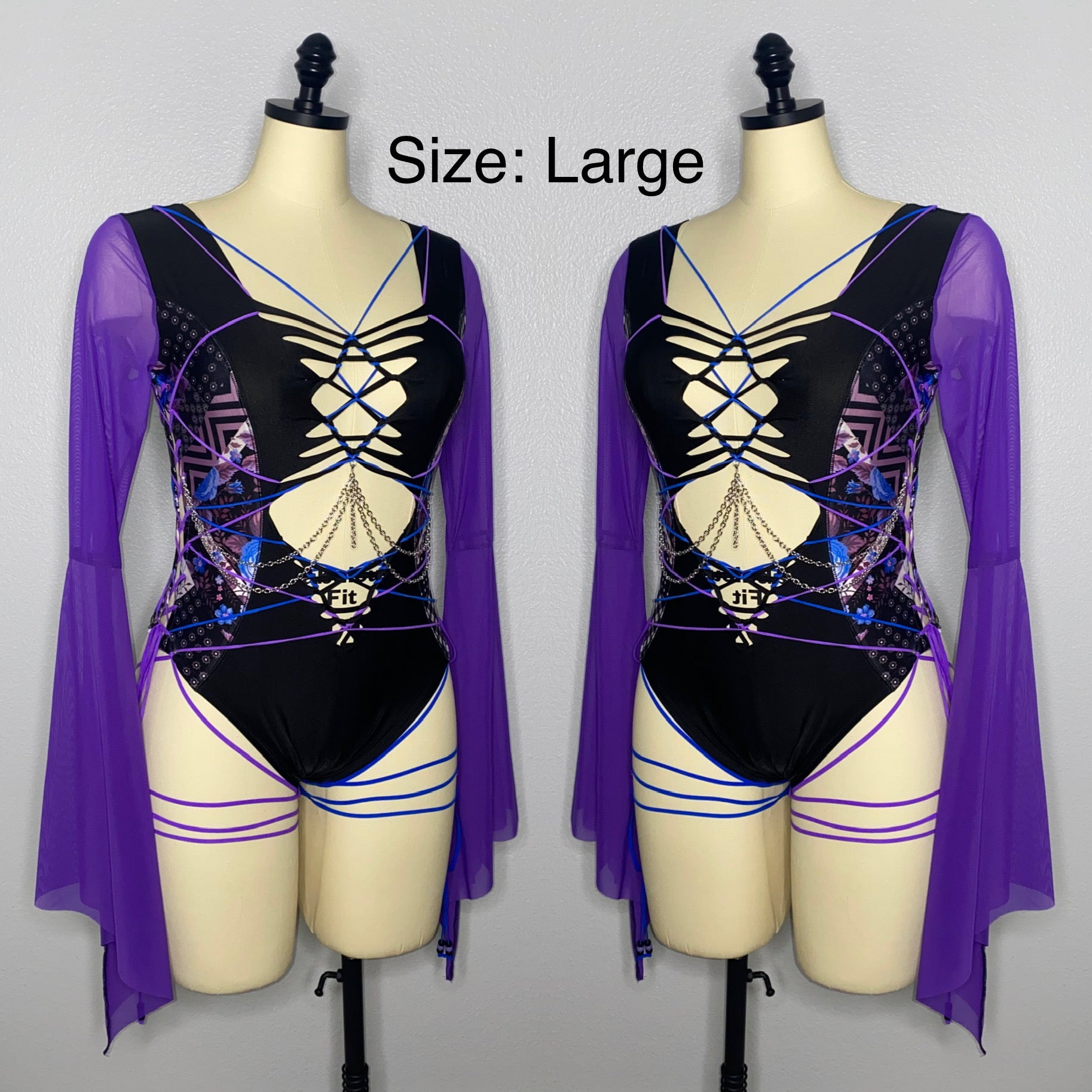 Braided Overall With Embroidered Bodysuit main image 0